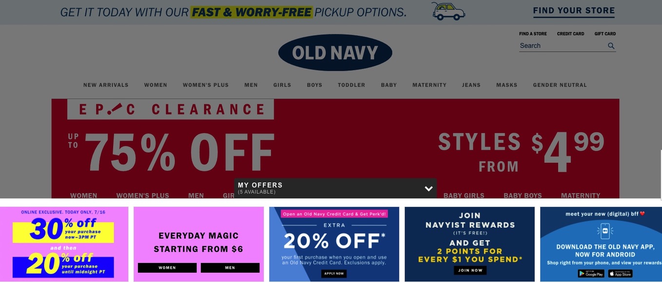 Old Navy Secret Markdown Days & More 20 Ways to Score Old Navy Deals